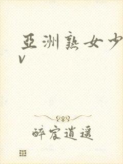 亚洲熟女少妇av