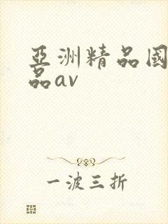 亚洲精品国产精品av