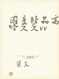 国产精品高潮呻吟久久vv