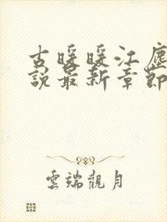 古暖暖江尘御小说最新章节阅