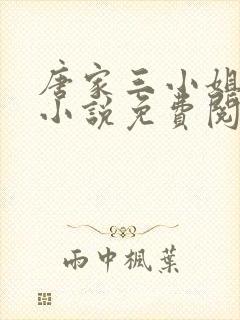 唐家三小姐gl小说免费阅读