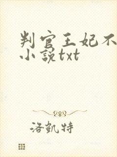 判官王妃不好惹小说txt