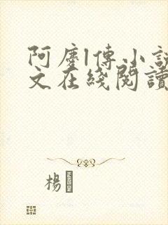 阿庆l传小说全文在线阅读