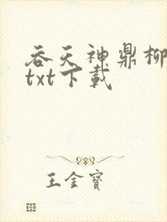 吞天神鼎柳无邪txt下载