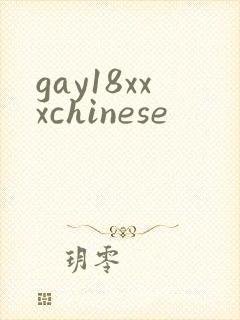 gay18xxxchinese封面