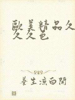 欧美精品久久久久久色