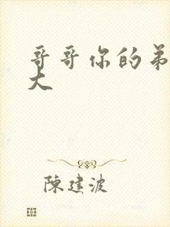 哥哥你的弟弟好大