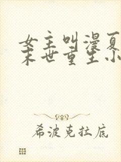 女主叫漫夏末的末世重生小说名字