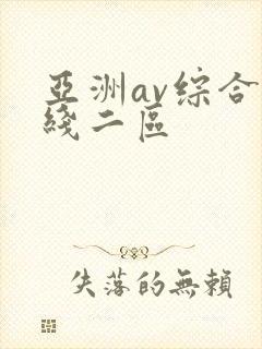 亚洲av综合在线二区