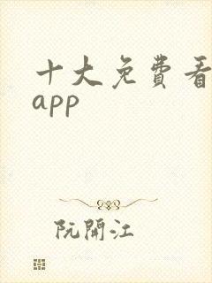 十大免费看小说app