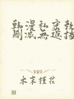韩漫私密教学无删减无遮挡