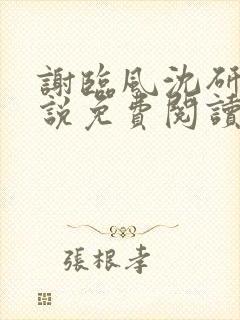 谢临风沈研卿小说免费阅读最新章节