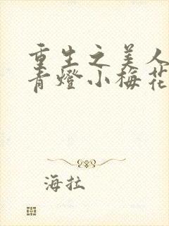 重生之美人事君青灯小梅花