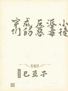 穿成反派小崽子们的恶毒后娘