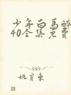 少年白马醉春风40全集免费无删减真人版