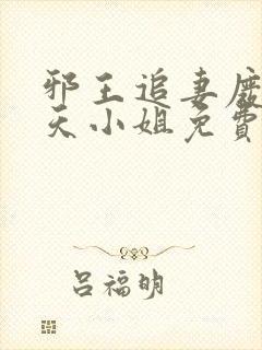 邪王追妻废材逆天小姐免费全文