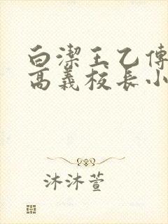 白洁王乙传说洁高义校长小说