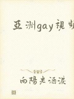 亚洲gay视频封面