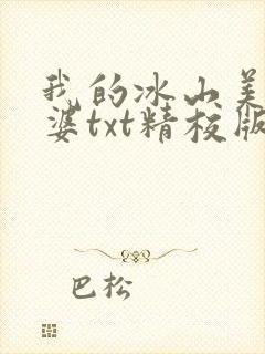 我的冰山美女老婆txt精校版