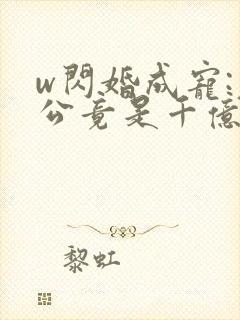 w闪婚成宠:老公竟是千亿大佬