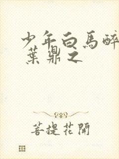 少年白马醉春风 叶鼎之