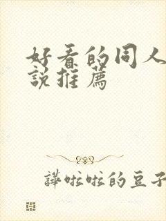 好看的同人文小说推荐封面