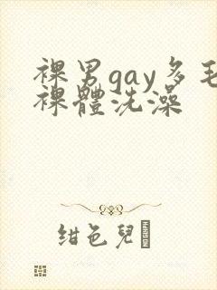 裸男gay多毛裸体洗澡