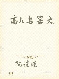 高h名器文封面