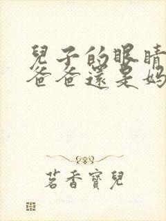 儿子的眼睛遗传爸爸还是妈妈封面