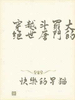 穿越斗罗大陆2绝世唐门的小说