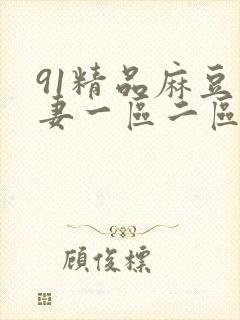 91精品麻豆人妻一区二区封面