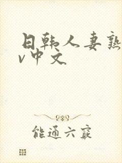 日韩人妻熟女av中文
