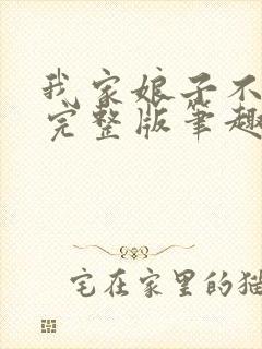 我家娘子不对劲完整版笔趣阁封面