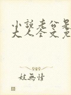 小说老公是腹黑大人全文免费阅读