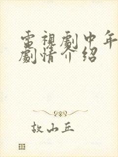 电视剧中年夫妻剧情介绍