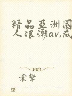 精品亚洲国产成人浪潮av,成人激