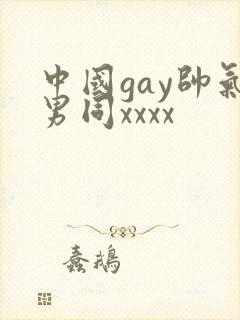 中国gay帅气男同xxxx