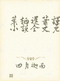 叶栖迟萧谨行的小说全文免费阅读