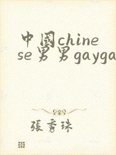 中国chinese男男gaygay网站