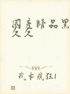 国产精品黑丝久久久