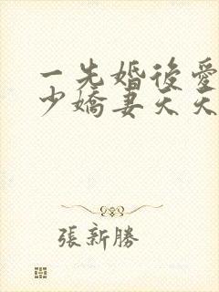 一先婚后爱之顾少娇妻天天宠封面