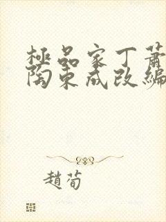 极品家丁萧玉若陶东成改编封面