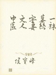 中文字幕一区二区人妻丝袜