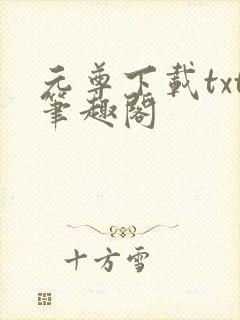 元尊下载txt笔趣阁