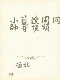 小蓝搜同网玩弄帅哥视频