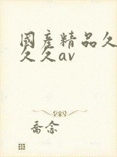 国产精品久久久久久av