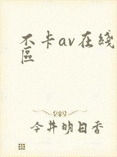 不卡av在线二区