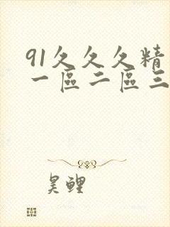 91久久久精品一区二区三区封面