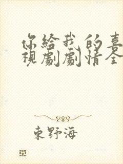 你给我的喜欢电视剧剧情全集免费观看