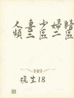 人妻少妇精品视频三区二区